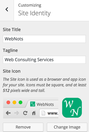 Favicon Option in WordPress