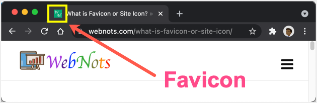 Chrome title bar icon